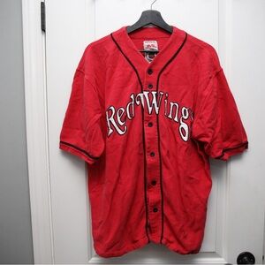 Vintage Detroit Red Wings Baseball Jersey